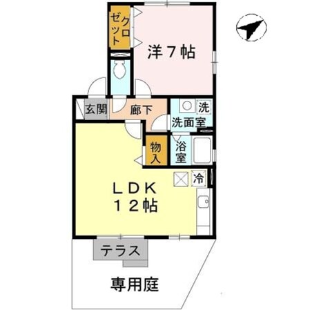 鈴蘭台西口駅 徒歩11分 1階の物件間取画像